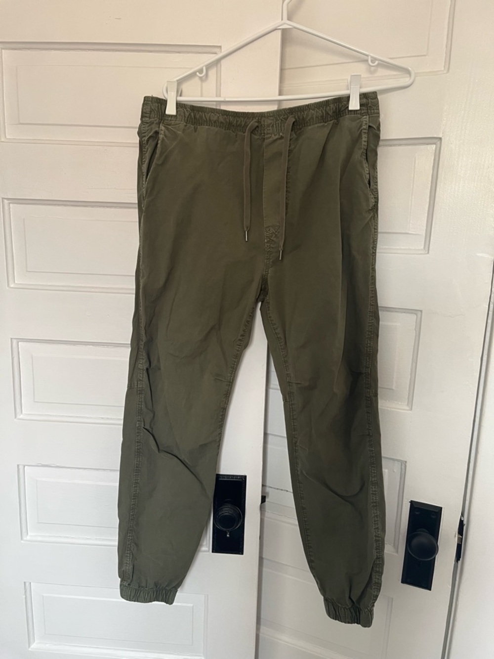 American Eagle Outfitters Olive Green Drawstring Joggers
